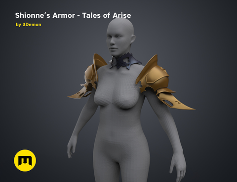 Shionne Shoulder Armor – Tales of Arise