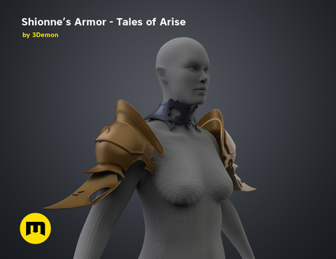 Shionne Shoulder Armor – Tales of Arise