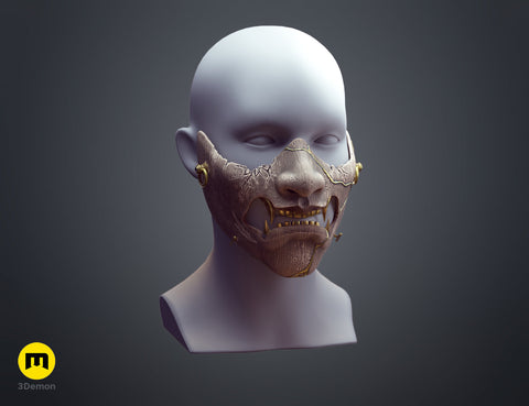 Ghost of Yotei Samurai Mask