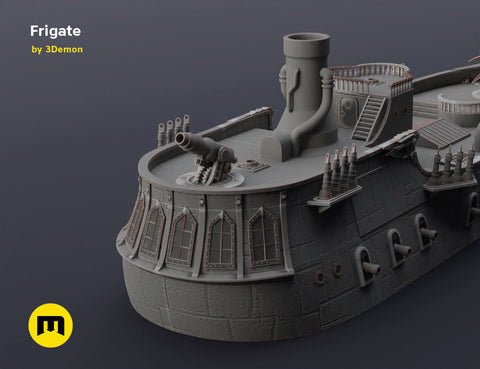 Steampunk Frigate Terrain