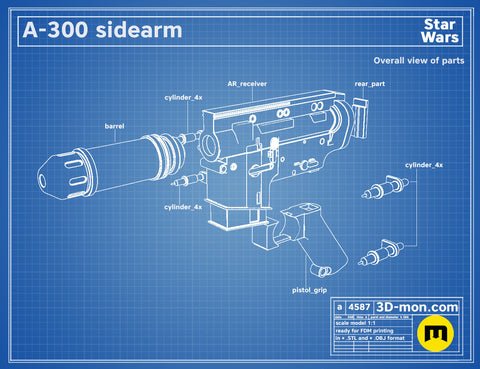 A-300 Blaster Pistol