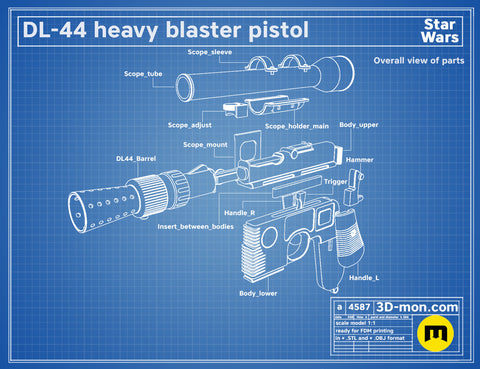 DL-44 Heavy Blaster Pistol