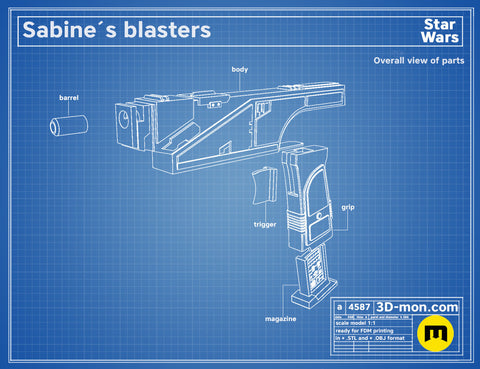 Westar-35 Sabine Wren Blasters