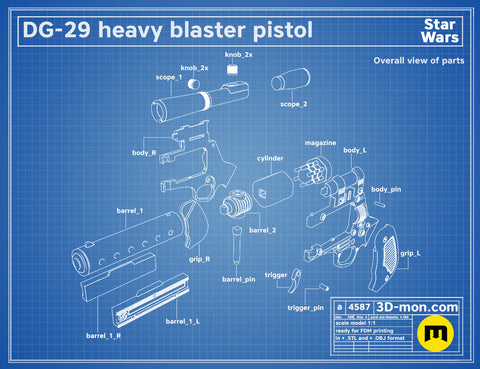 DG-29 Blaster Pistol