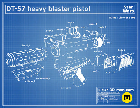 DT-57 Heavy Blaster Pistol