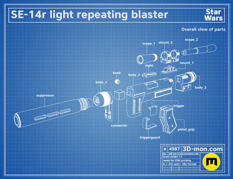 SE-14r Blaster Pistol