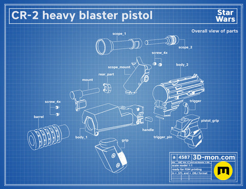 CR-2 Blaster Pistol
