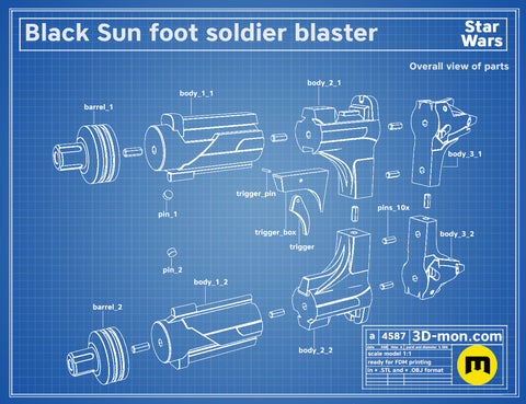 Black Sun Foot Soldier Blaster