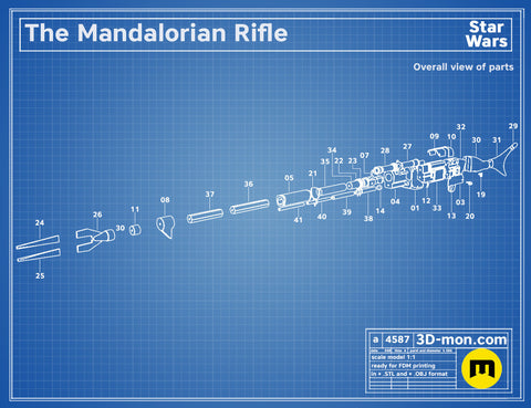 Amban Phase-pulse Blaster Mandalorian Rifle