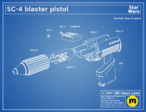 SC-4 Blaster Pistol