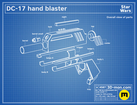 DC-17 Blasters (BadBatch/CloneWars)