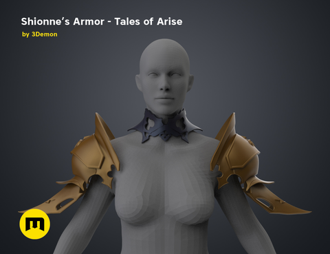 Shionne Shoulder Armor – Tales of Arise