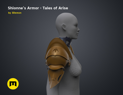 Shionne Shoulder Armor – Tales of Arise