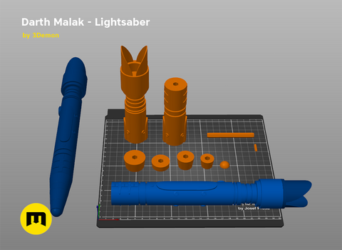 Darth Malak - Armor and Lightsaber Set