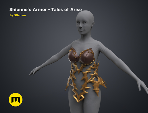 Shionne Bra Armor & Corset – Tales of Arise