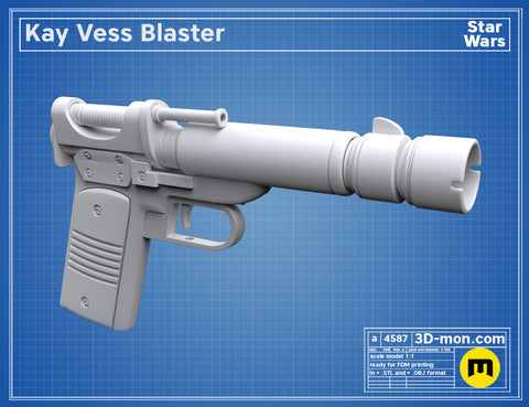 Kay Vess Blaster - Star Wars Outlaws