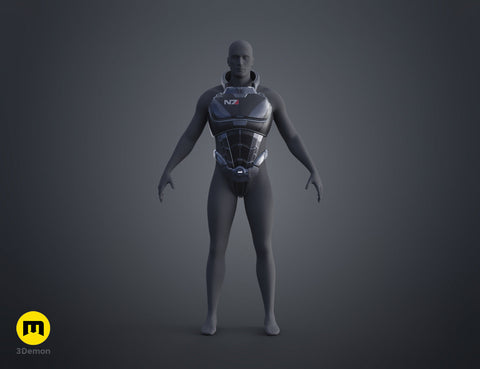 N7 Male Shepard Armor - Mass Effect