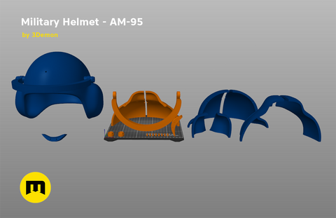 Military Helmet AM-95 And SPH-4