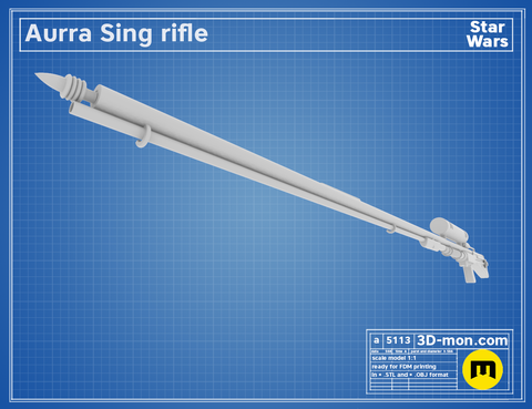 Adventurer slugthrower rifle (Aurra Sing)