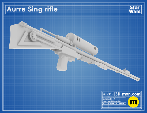 Adventurer slugthrower rifle (Aurra Sing)
