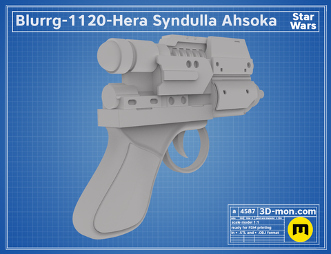 Hera Syndulla blaster - Ahsoka version