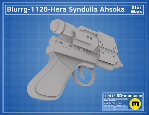 Hera Syndulla blaster - Ahsoka version