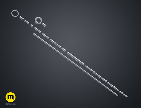 Ahsoka Tano's White Robe Staff