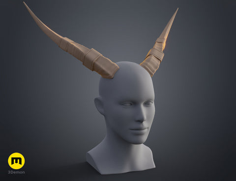 Antelope modified horns