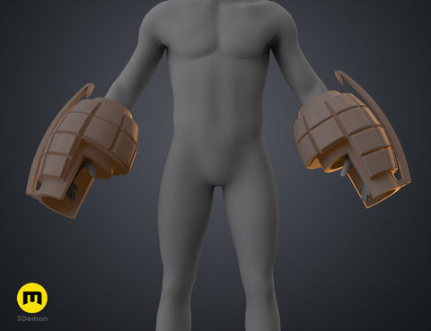 Bakugo's Grenade Gauntlets - My Hero Academia