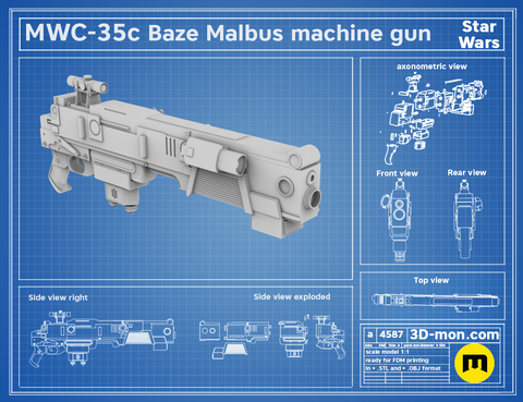 M-35 Baze Malbus machine gun