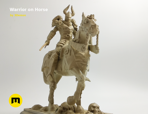 Warrior on Horse Statue