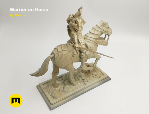 Warrior on Horse Statue