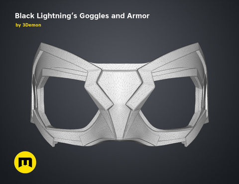 Black Lightning — Goggles and Armor