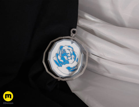 Arcane Blue Rose - Powder and Ekko Pendant