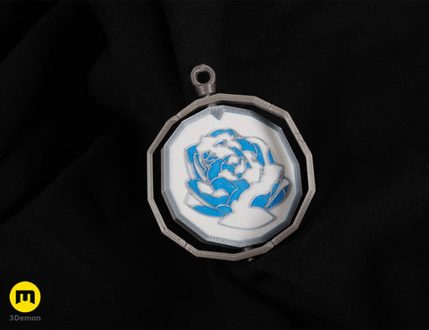 Arcane Blue Rose - Powder and Ekko Pendant