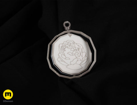 Arcane Blue Rose - Powder and Ekko Pendant
