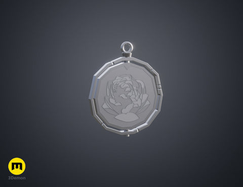 Arcane Blue Rose - Powder and Ekko Pendant