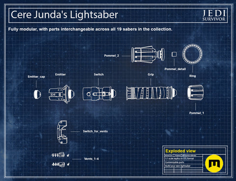 Cere Junda Lightsaber - Jedi Survivor
