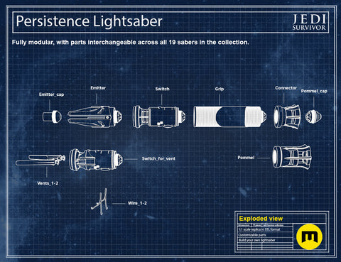 Persistence Lightsaber - Jedi Survivor