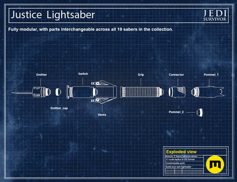 Justice Lightsaber - Jedi Survivor