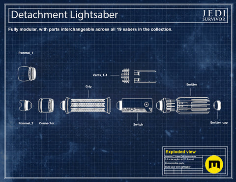 Detachment Lightsaber - Jedi Survivor