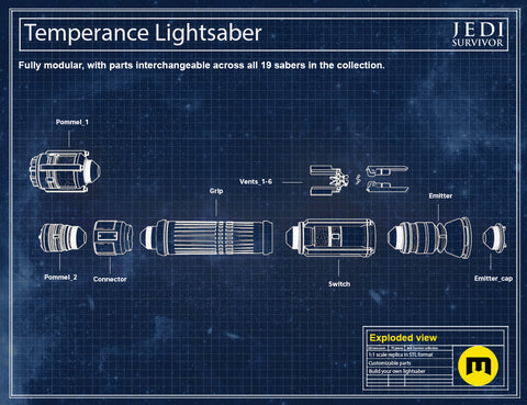 Temperance Lightsaber - Jedi Survivor