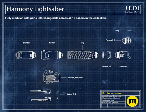 Harmony Lightsaber - Jedi Survivor