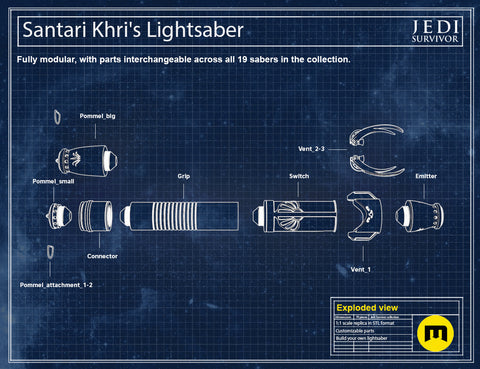Santari Khri Lightsaber - Jedi Survivor