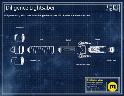 Diligence Lightsaber - Jedi Survivor