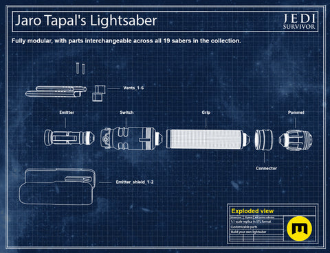 Jaro Tapal Lightsaber - Jedi Survivor