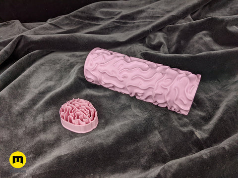 Brain Texture Roller Cookie Cutter