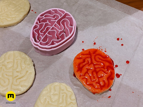 Brain Texture Roller Cookie Cutter