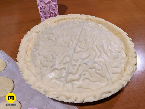 Brain Texture Roller Cookie Cutter