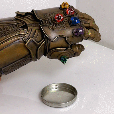 The Infinity Gauntlet - Wearable DnD Dice Holder